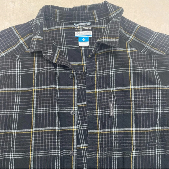 Columbia Omni wick men’s plaid flannel shirt button up XL work wear gorpcore - Picture 5 of 8
